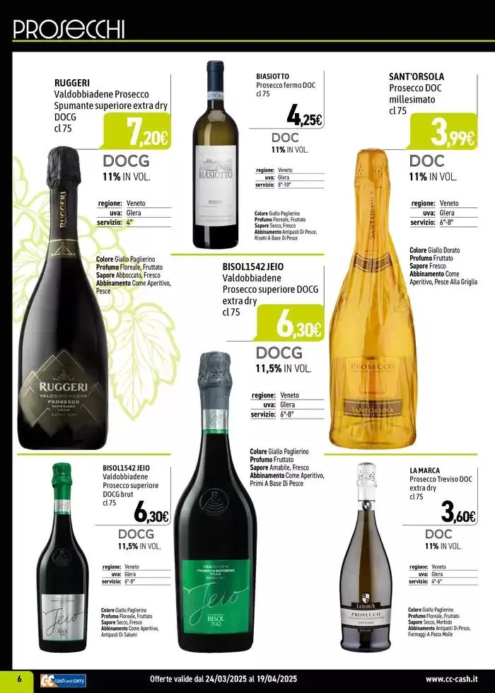 Carta Vini Primavera-Estate 2025 da 24 marzo a 19 aprile di 2025 - Pagina del volantino 6