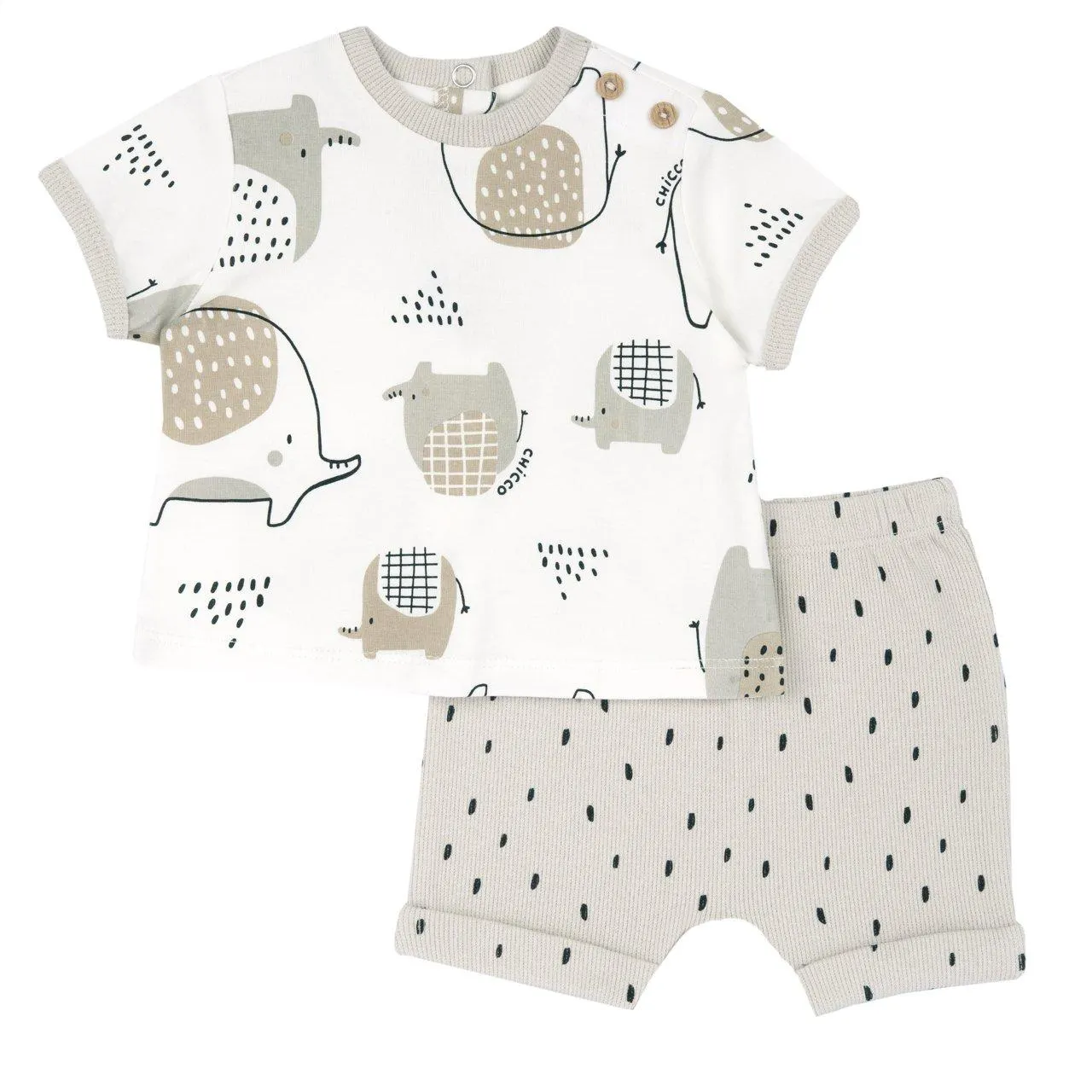 Completo maglietta manica corta e pantaloni corti