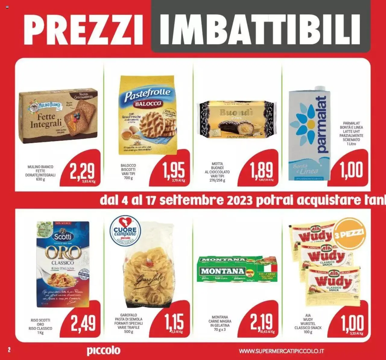 Volantino Piccolo da 4 settembre a 17 settembre di 2023 - Pagina del volantino 2