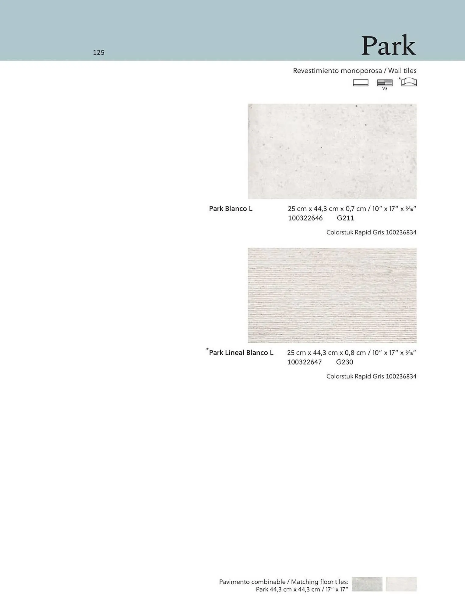 Catalogue Porcelanosa du 27 juin au 31 décembre 2025 - Catalogue page 125