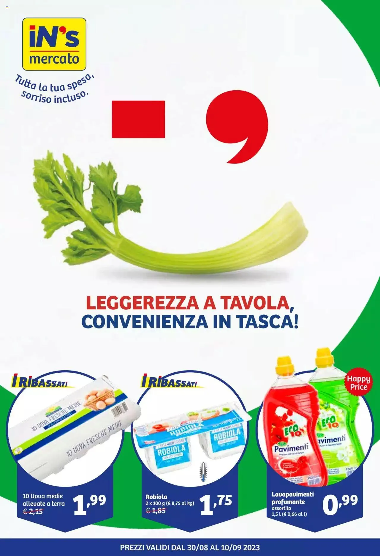 Volantino IN's da 30 agosto a 10 settembre di 2023 - Pagina del volantino 1