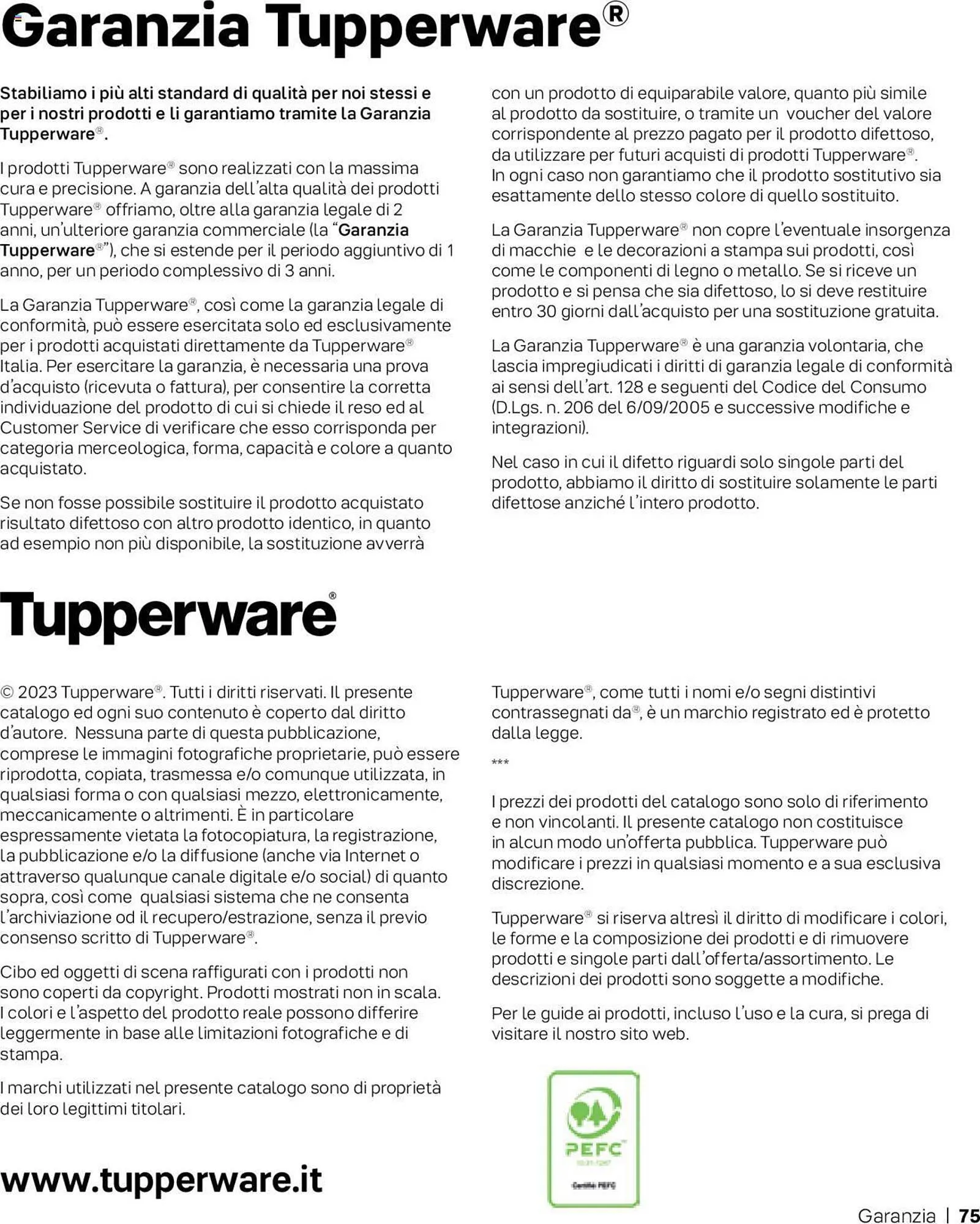 Volantino Tupperware da 6 settembre a 31 gennaio di 2024 - Pagina del volantino 75