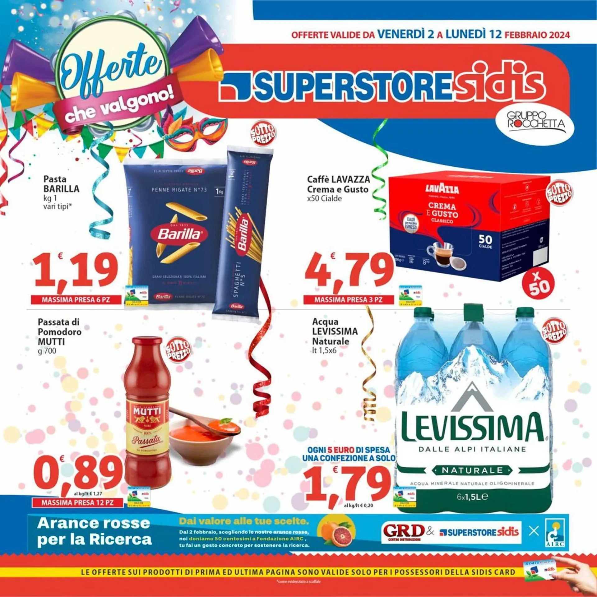 Volantino Sidis superstore da 2 febbraio a 12 febbraio di 2024 - Pagina del volantino 1