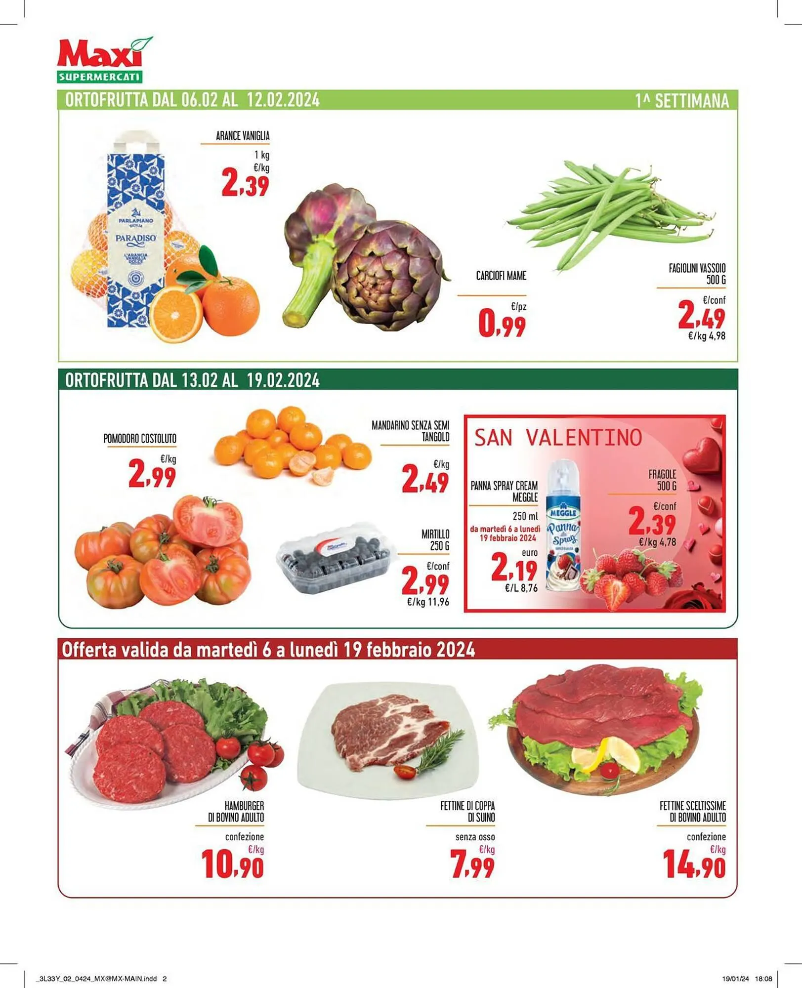 Volantino Maxi Supermercati da 6 febbraio a 19 febbraio di 2024 - Pagina del volantino 2