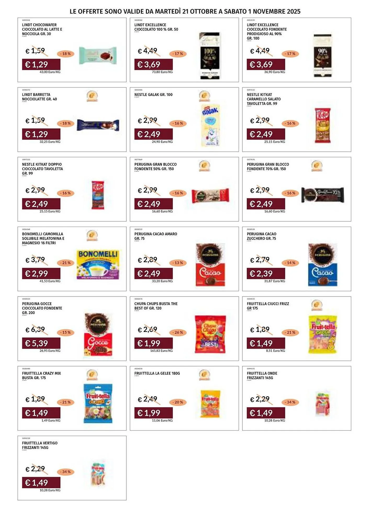 Volantino Prezzemolo e Vitale da 21 ottobre a 1 novembre di 2025 - Pagina del volantino 19