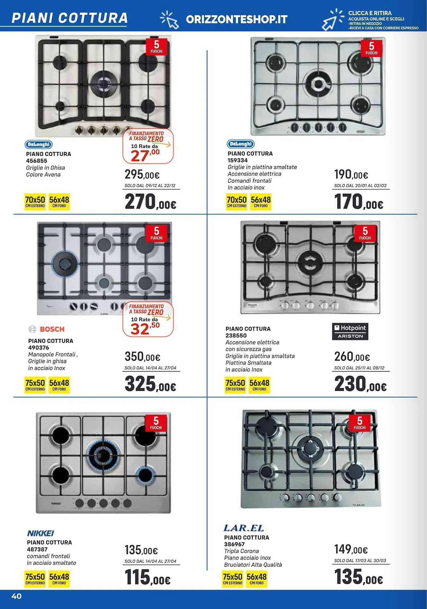 Volantino Orizzonte da 11 febbraio a 30 aprile di 2025 - Pagina del volantino 40