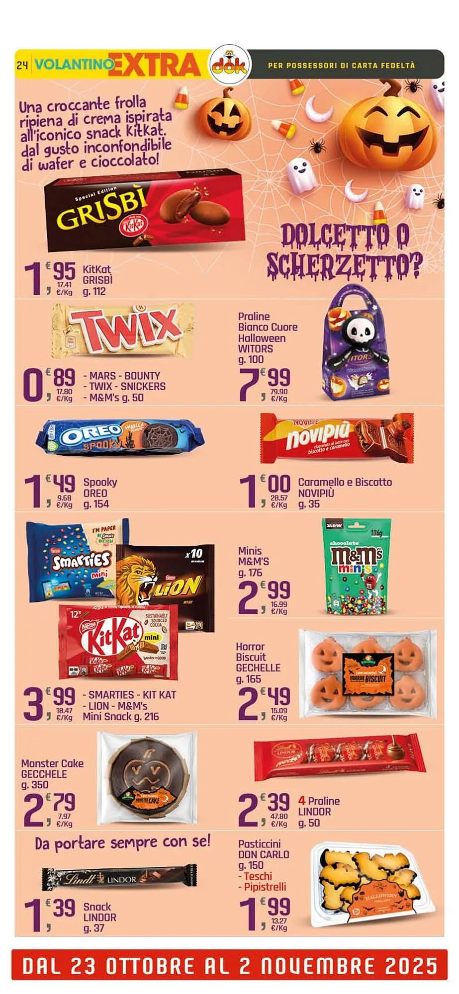 Volantino Supermercati Dok da 23 ottobre a 2 novembre di 2025 - Pagina del volantino 24