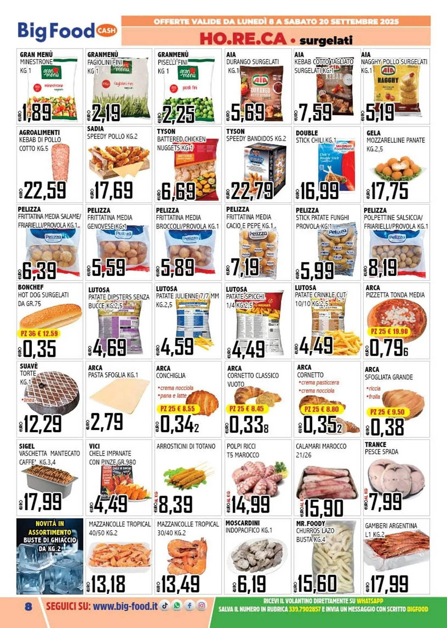 Volantino Big Food da 8 settembre a 20 settembre di 2025 - Pagina del volantino 8