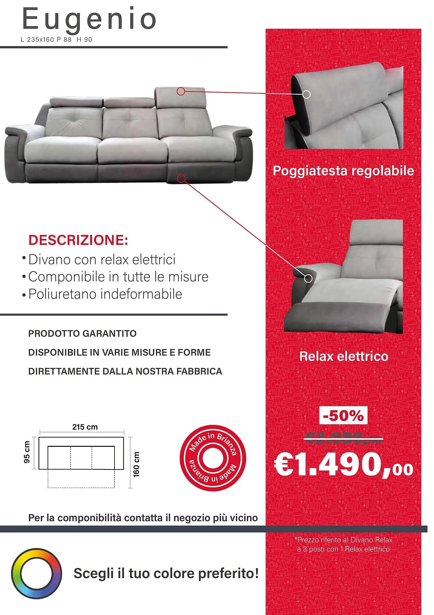 Volantino Outlet Divani da 15 ottobre a 31 dicembre di 2024 - Pagina del volantino 3