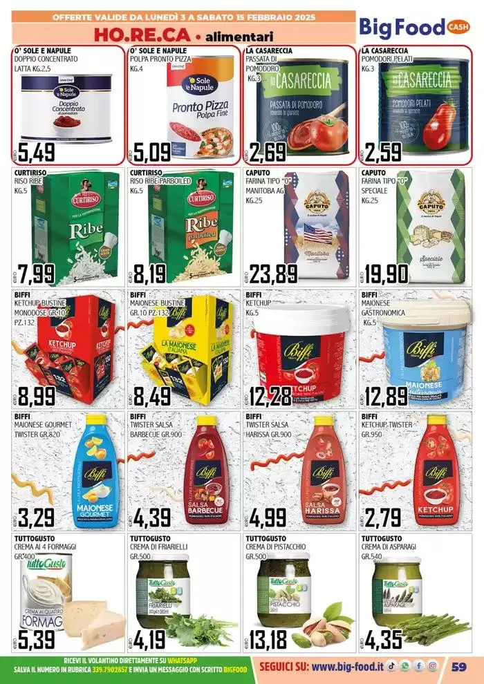 Carnevale innamorati della convenienza da 3 febbraio a 15 febbraio di 2025 - Pagina del volantino 59