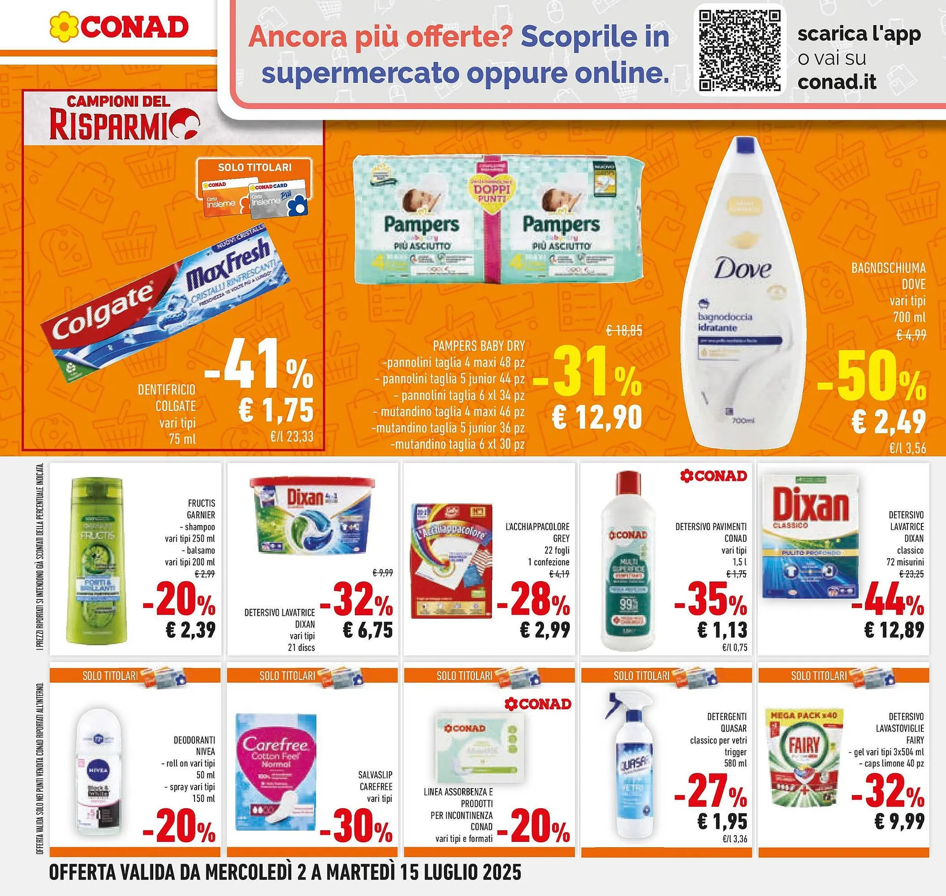 Volantino Conad da 30 giugno a 15 luglio di 2025 - Pagina del volantino 8