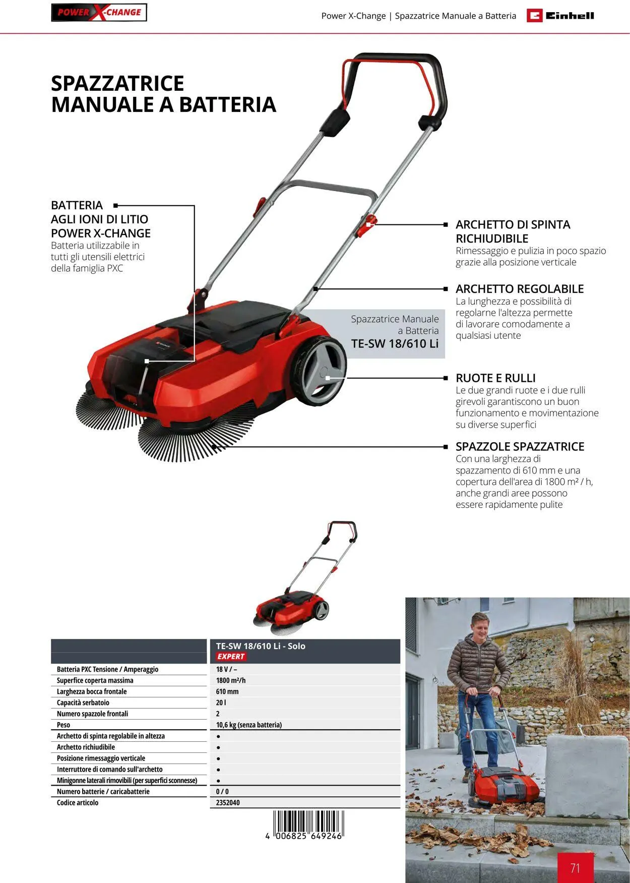 Einhell da 17 giugno a 17 dicembre di 2025 - Pagina del volantino 71
