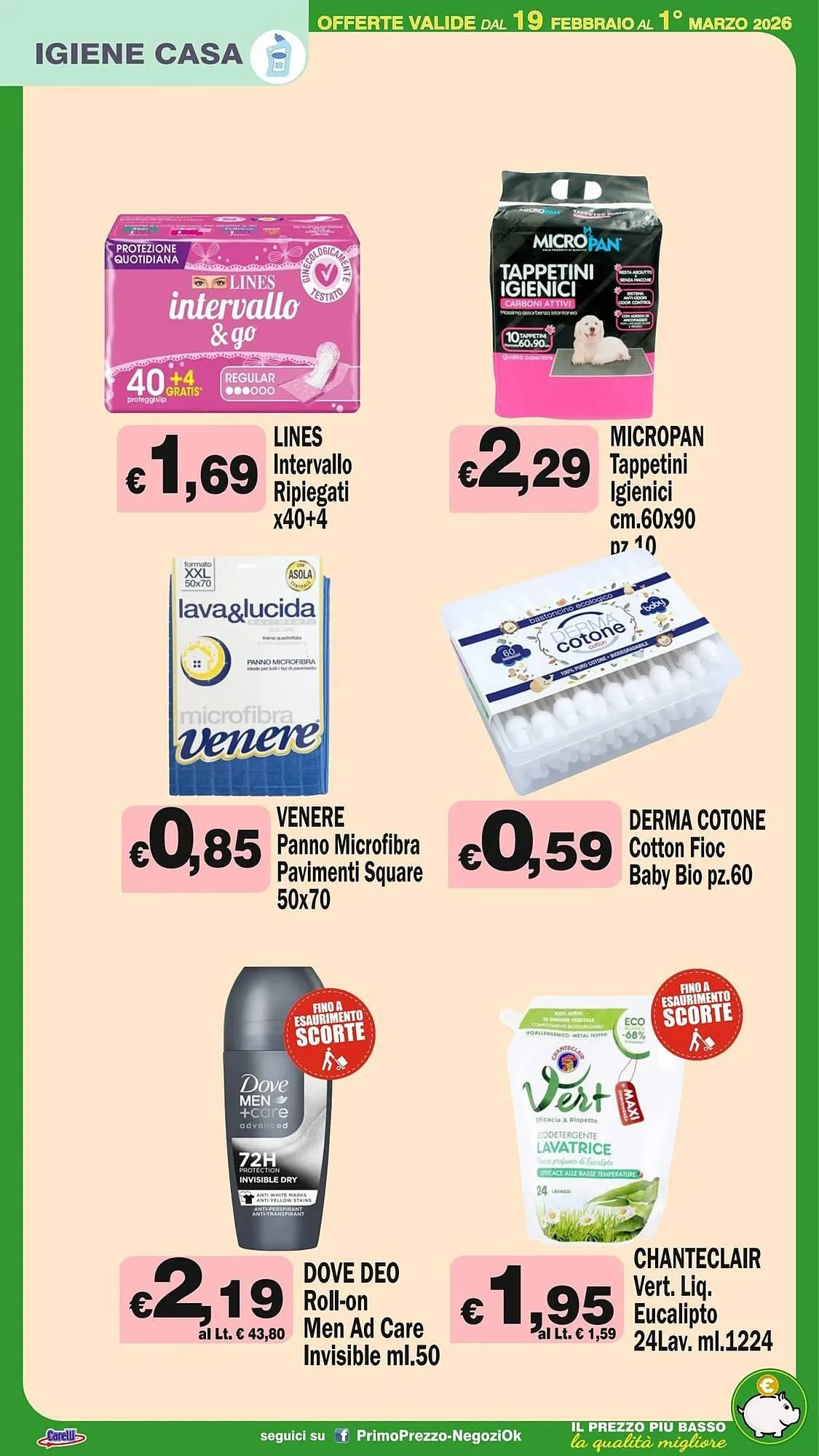 Volantino Primo Prezzo da 19 febbraio a 1 marzo di 2026 - Pagina del volantino 30