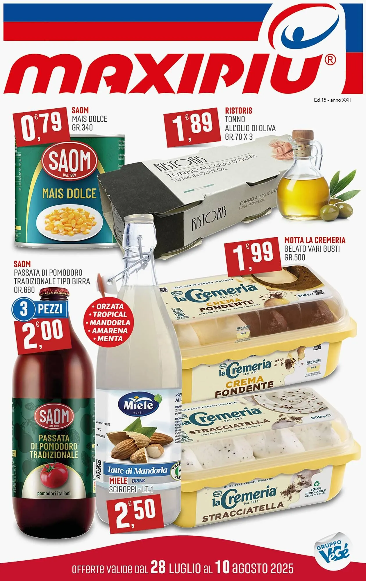 Volantino Maxipiù da 28 luglio a 10 agosto di 2025 - Pagina del volantino 1