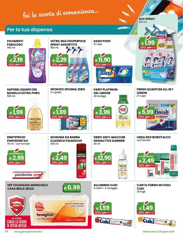 Buona Pasqua da 9 aprile a 21 aprile di 2025 - Pagina del volantino 22