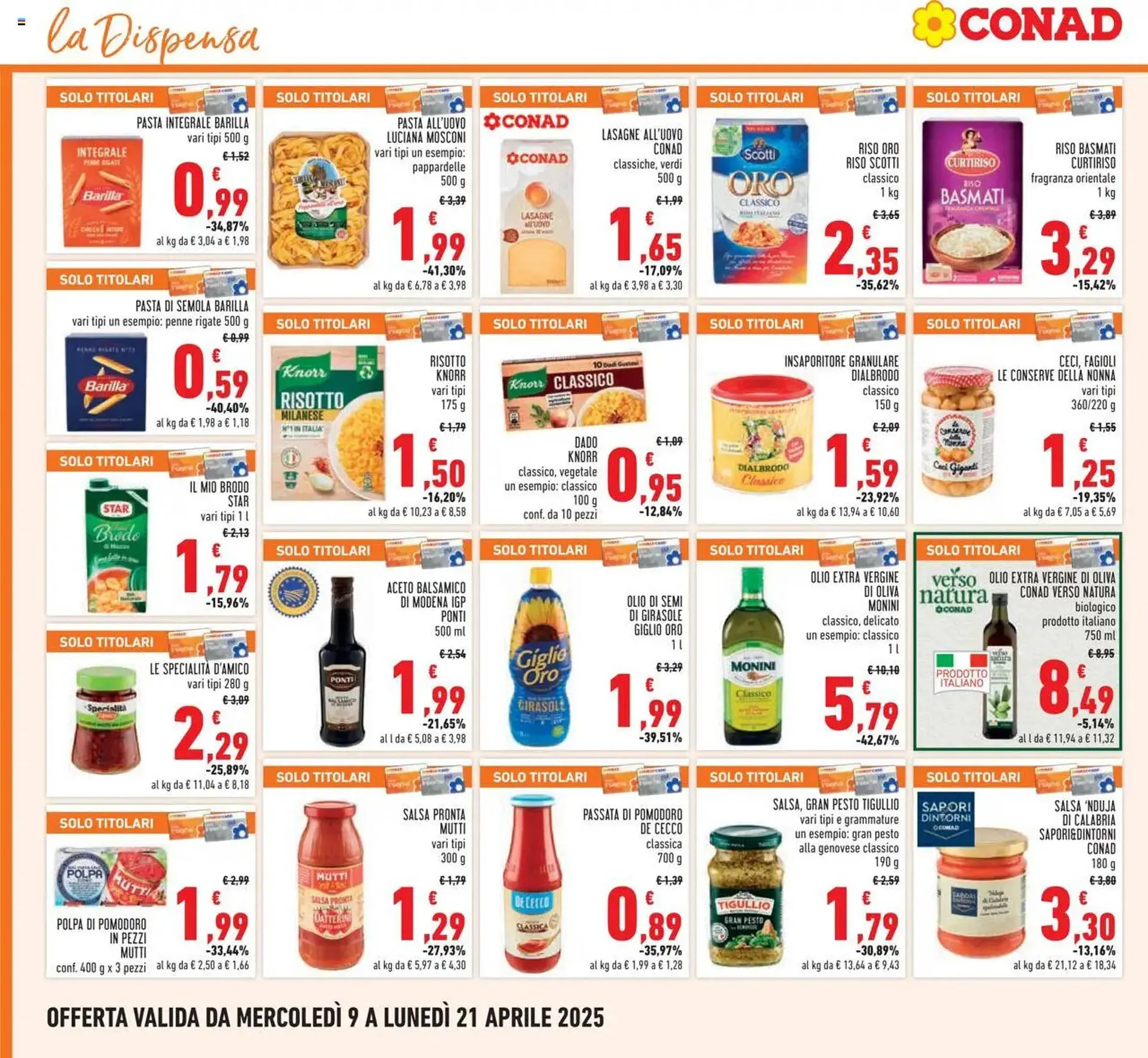 Volantino Conad da 9 aprile a 21 aprile di 2025 - Pagina del volantino 16