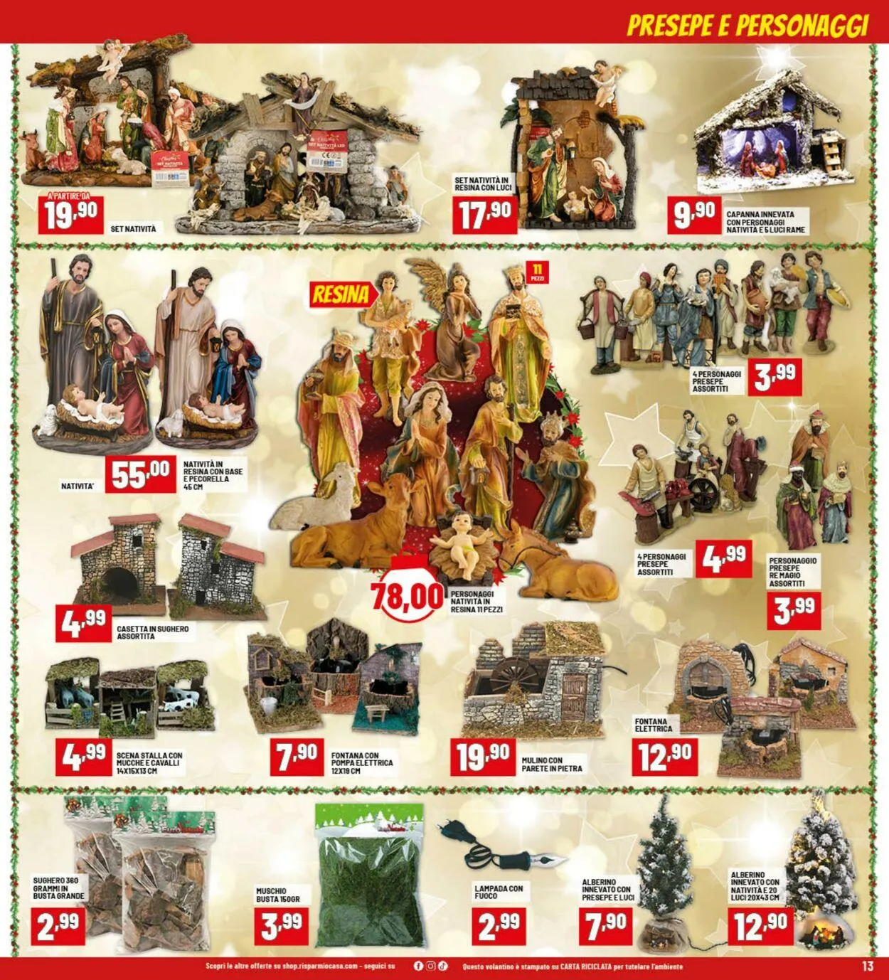 Risparmio Casa Volantino attuale da 26 novembre a 20 dicembre di 2025 - Pagina del volantino 13