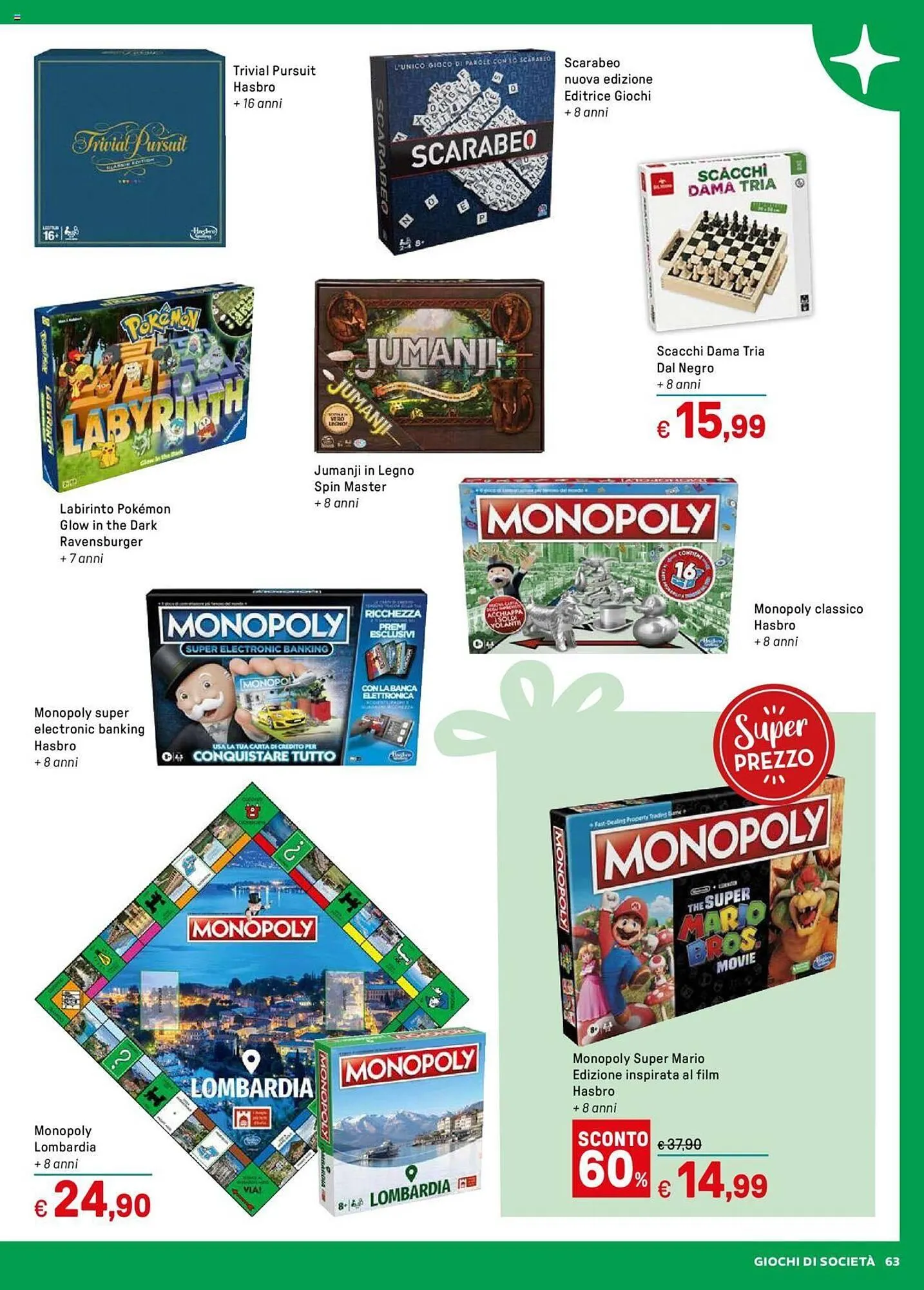 Volantino Iper La Grande da 4 novembre a 24 dicembre di 2024 - Pagina del volantino 63