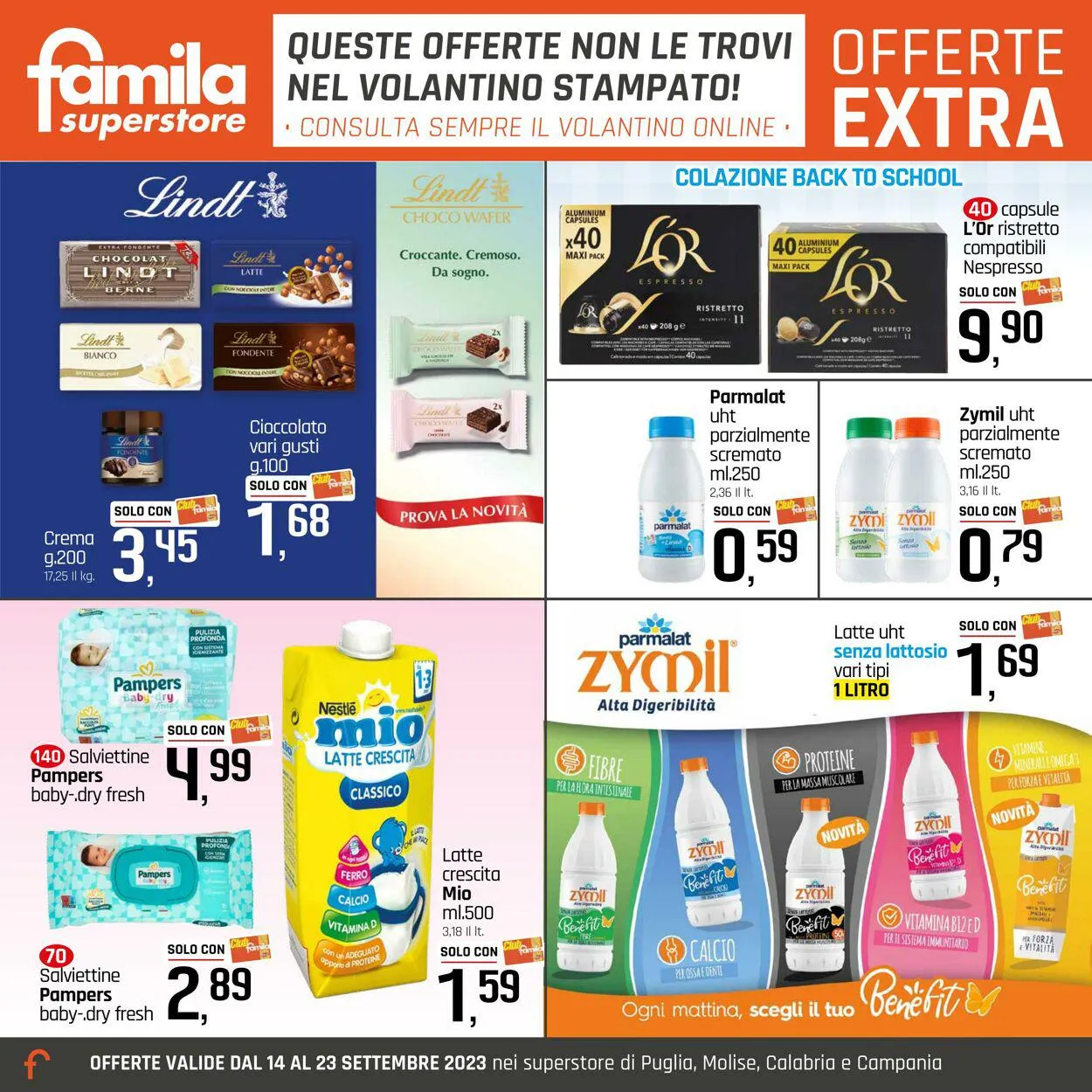 Famila Volantino attuale da 14 settembre a 23 settembre di 2023 - Pagina del volantino 21