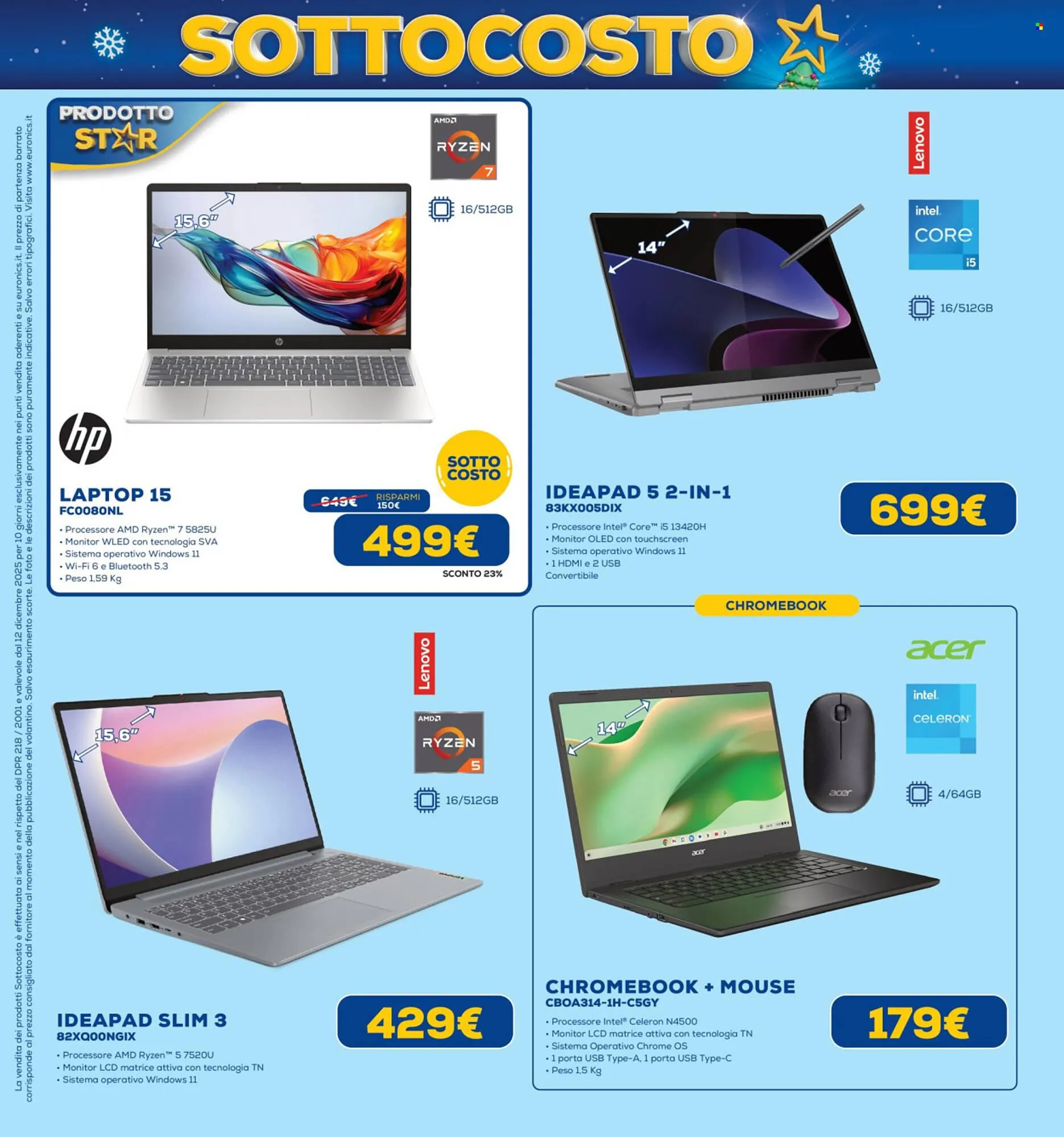 Volantino Euronics da 12 dicembre a 24 dicembre di 2025 - Pagina del volantino 19