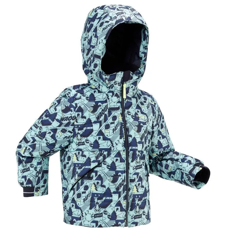 Piumino sci bambino 180 WARM azzurro