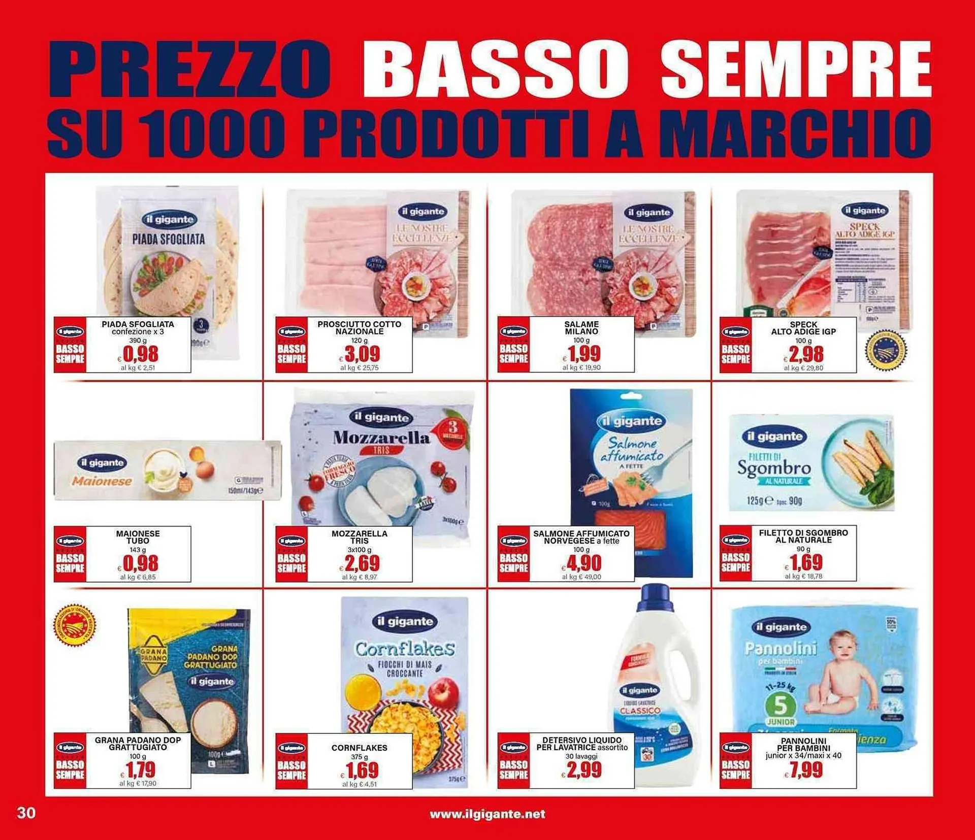 Volantino Il Gigante da 12 marzo a 25 marzo di 2026 - Pagina del volantino 30