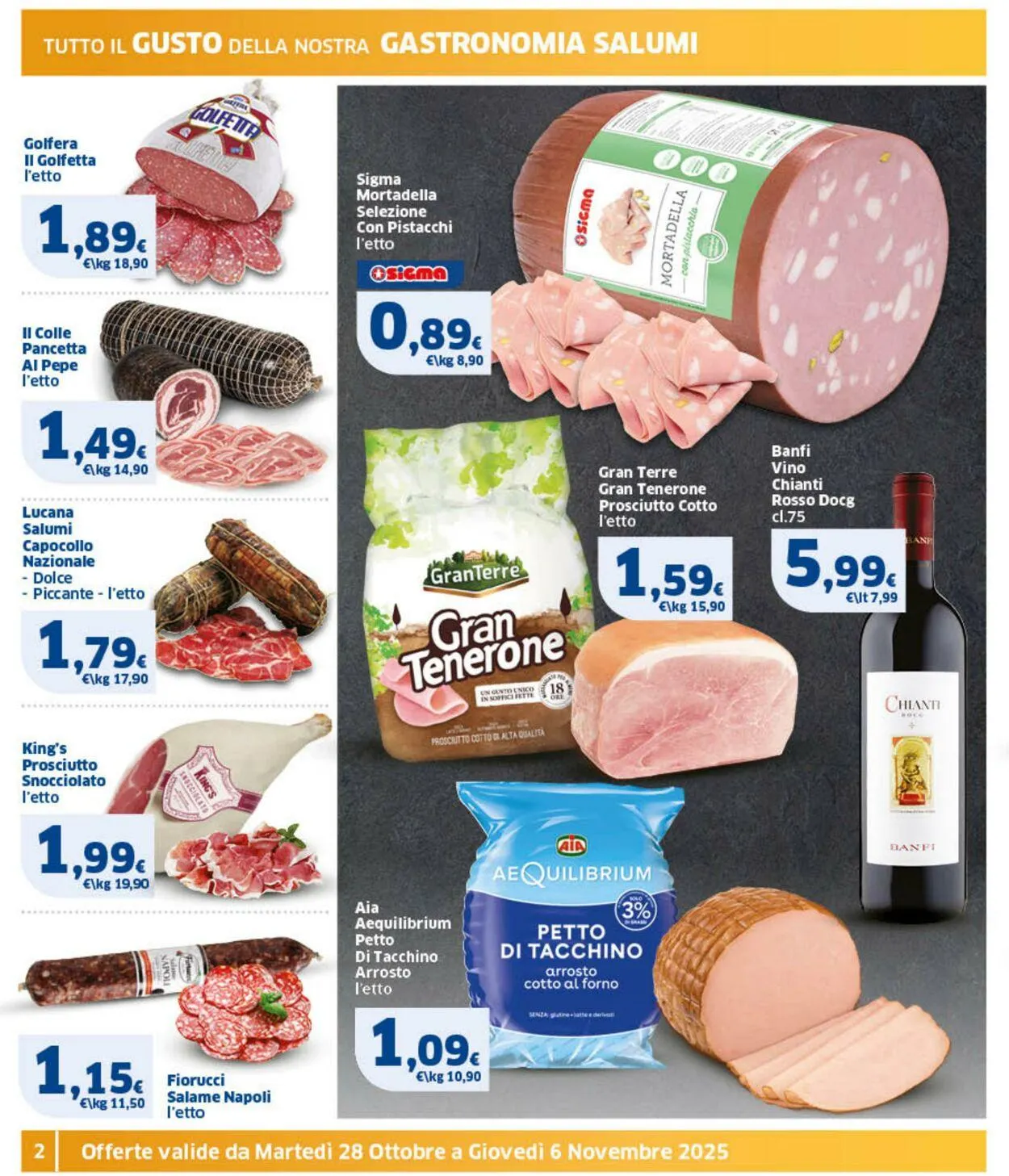 Sigma - Roma Volantino attuale da 28 ottobre a 6 novembre di 2025 - Pagina del volantino 2