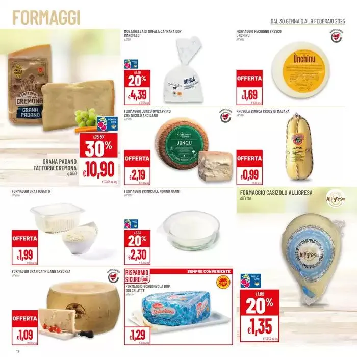 Grandi marche sconti fino al 50% da 30 gennaio a 9 febbraio di 2025 - Pagina del volantino 12