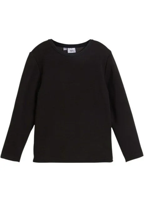 Maglia tecnica termica con fodera in pile morbido