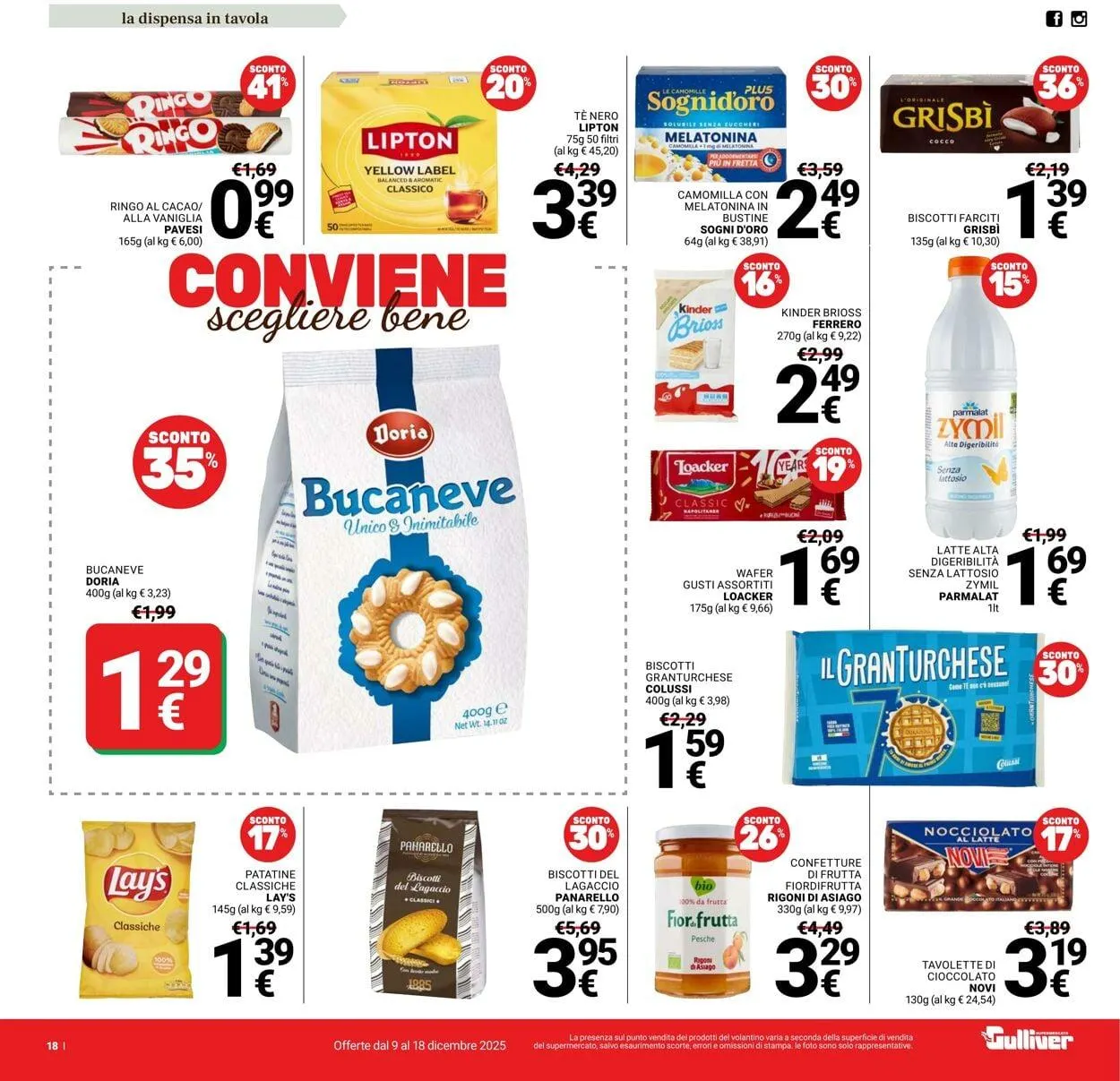 Gulliver Volantino attuale da 9 dicembre a 18 dicembre di 2025 - Pagina del volantino 18