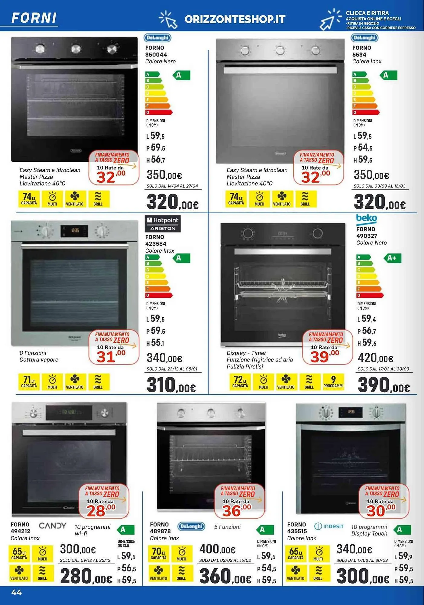 Volantino Orizzonte da 11 febbraio a 30 aprile di 2025 - Pagina del volantino 44