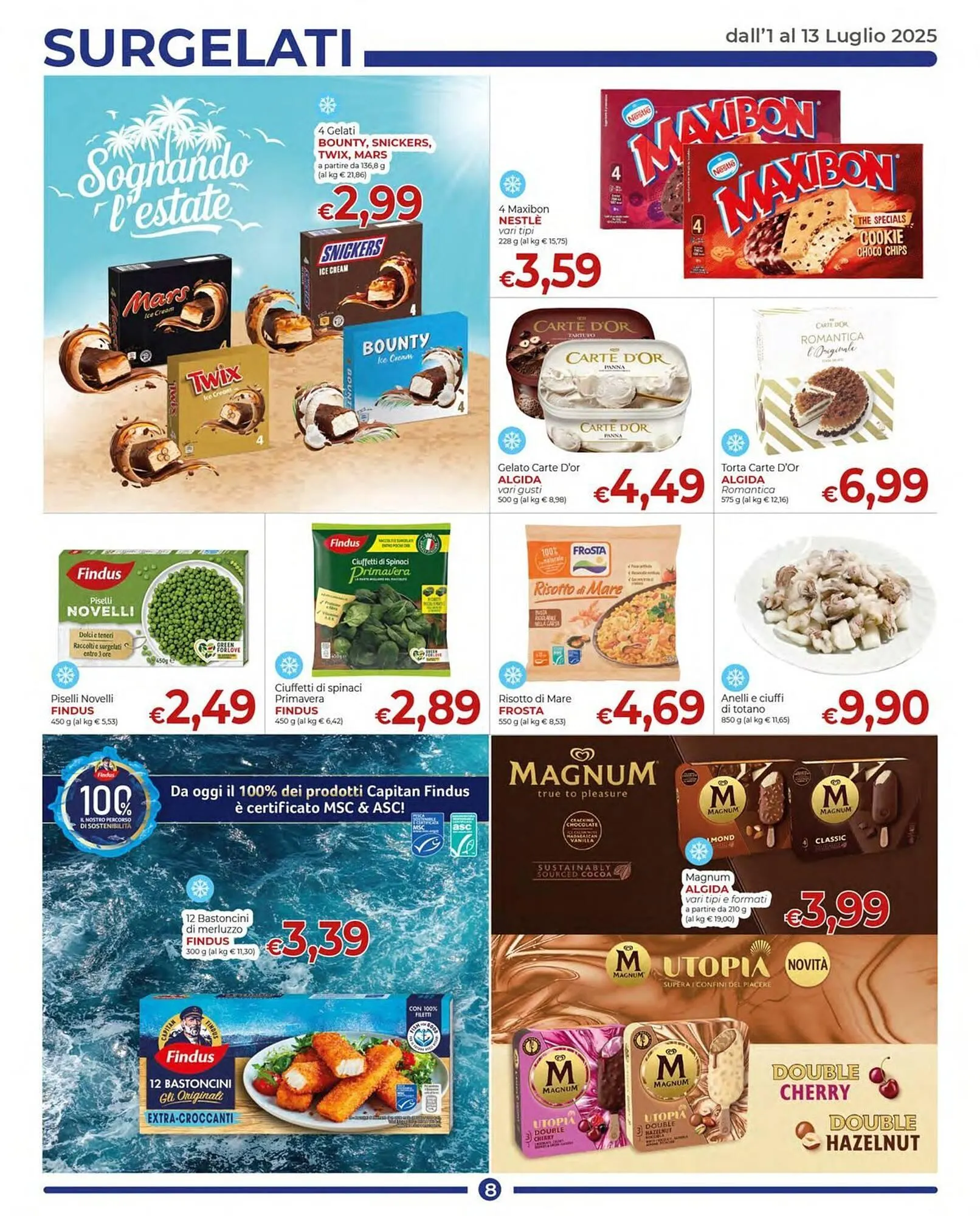 Volantino Supermercati Nonna Isa da 1 luglio a 13 luglio di 2025 - Pagina del volantino 8