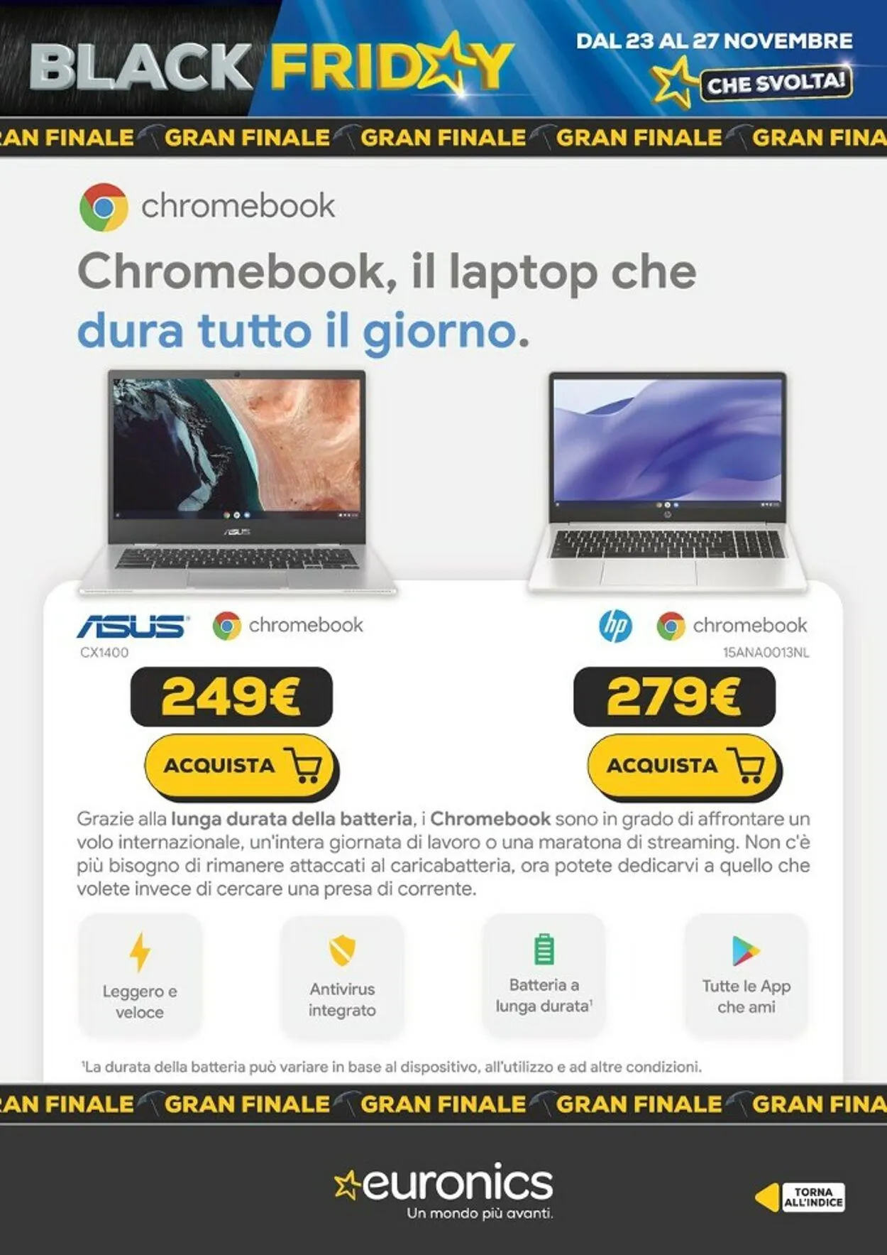 Euronics Volantino attuale da 23 novembre a 27 novembre di 2023 - Pagina del volantino 4