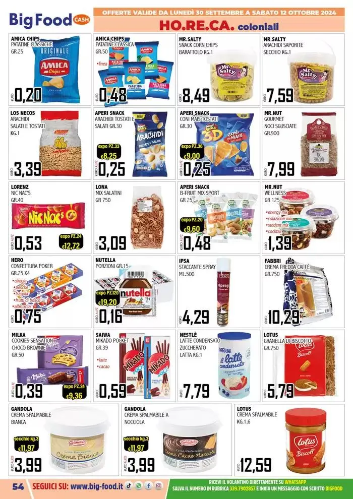 Sottocosto da 30 settembre a 12 ottobre di 2024 - Pagina del volantino 54