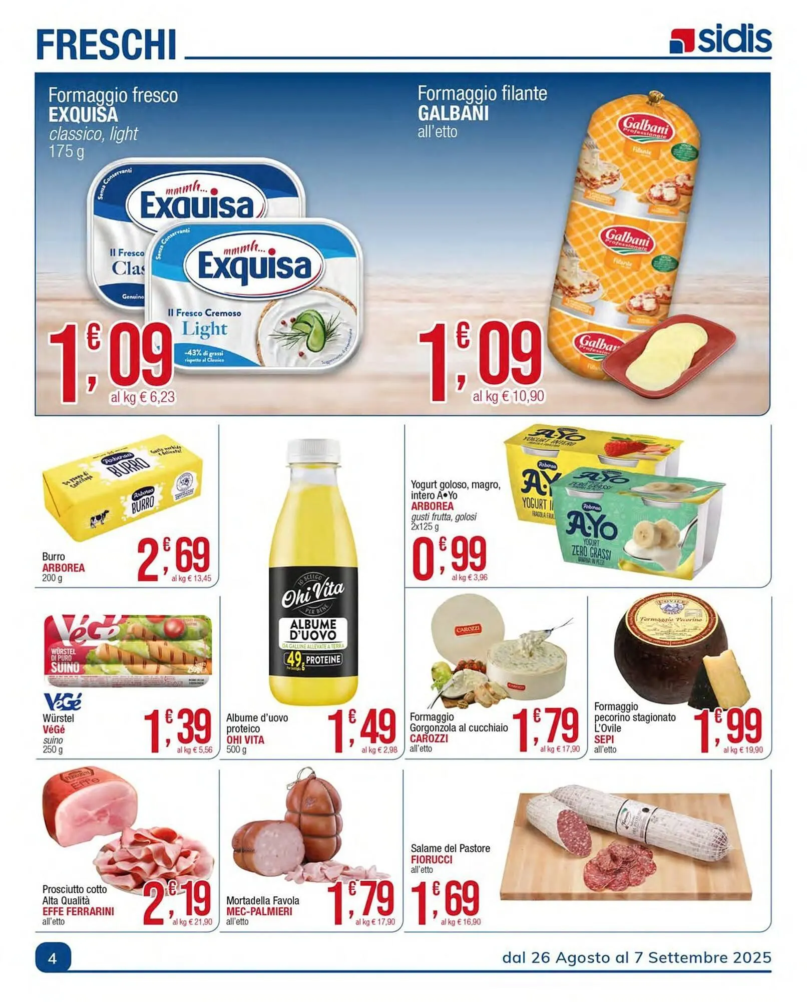 Volantino Sidis da 26 agosto a 7 settembre di 2025 - Pagina del volantino 4
