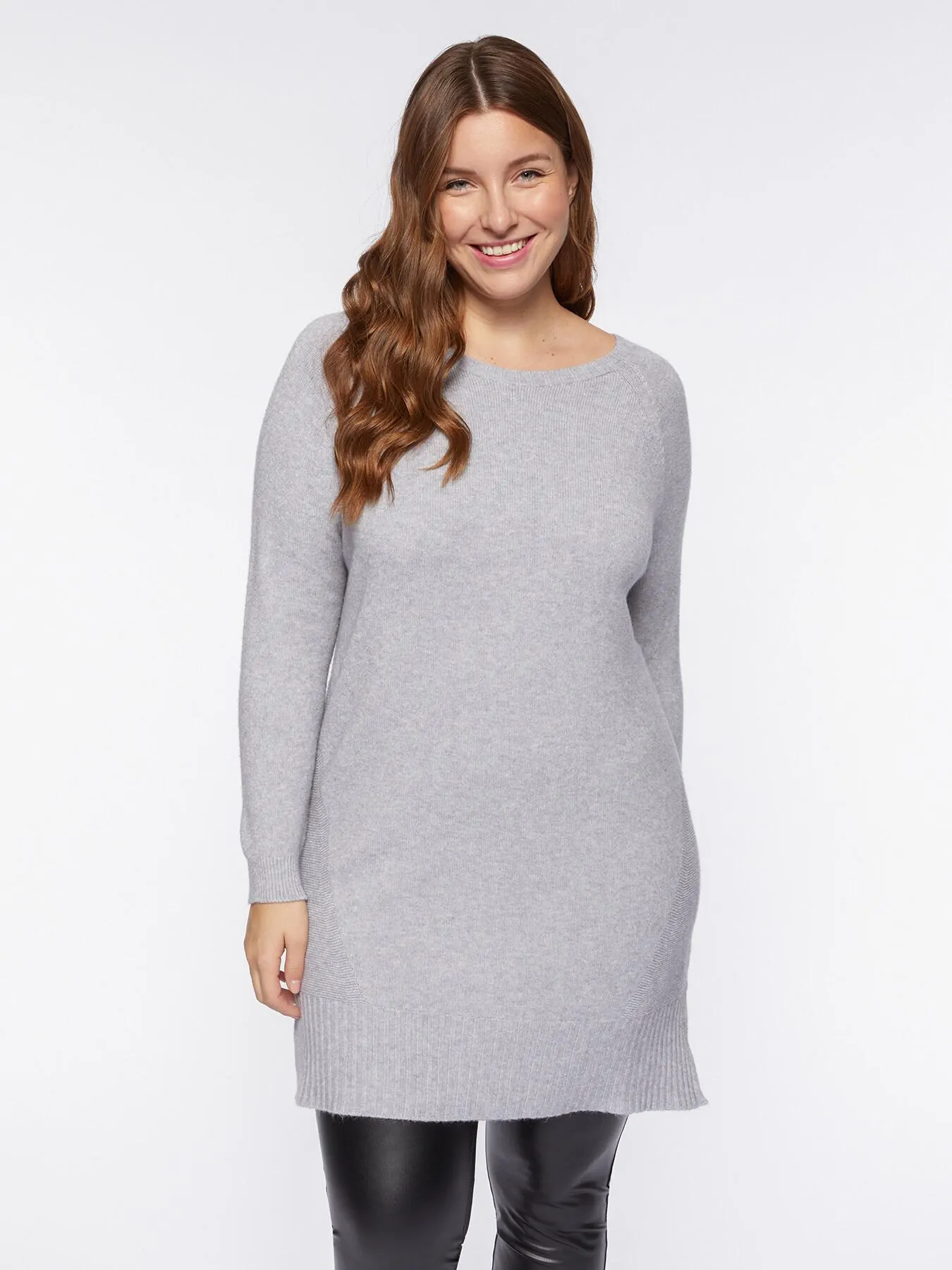 Maglia a mini abito tinta unita