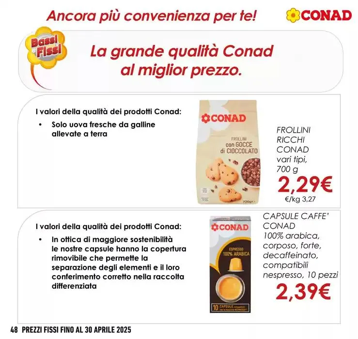 BASSI & FISSI da 2 gennaio a 30 aprile di 2025 - Pagina del volantino 48
