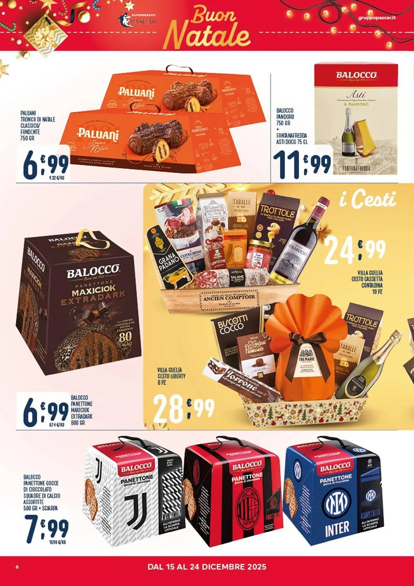 Volantino Gruppo Pascar da 15 dicembre a 24 dicembre di 2025 - Pagina del volantino 6