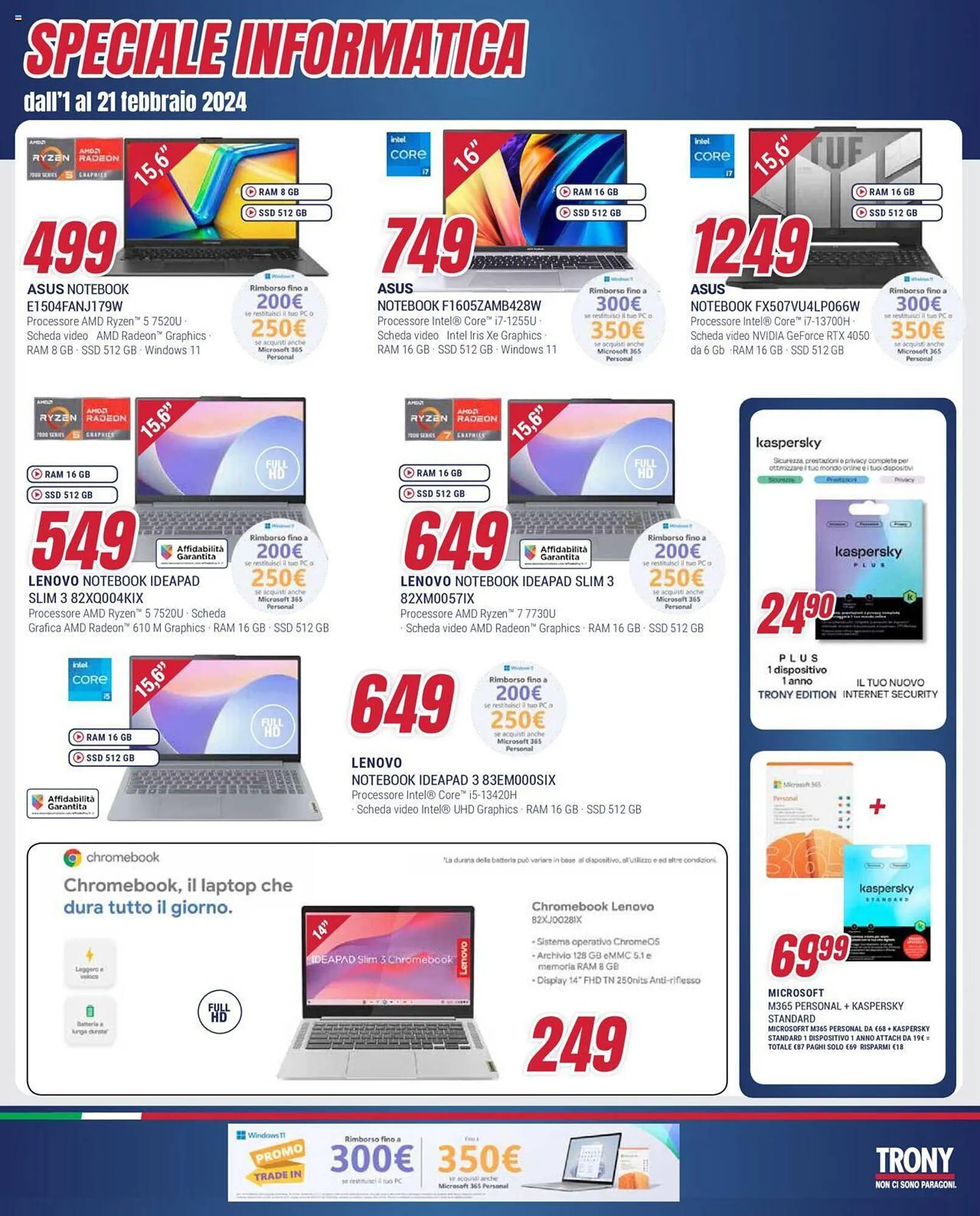 Volantino Trony da 1 febbraio a 22 febbraio di 2024 - Pagina del volantino 22
