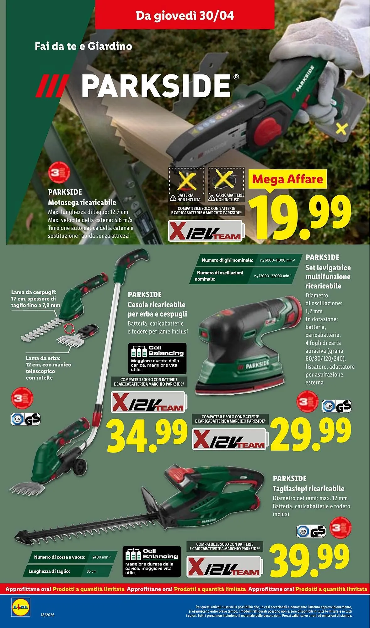 Volantino Lidl da 30 aprile a 6 maggio di 2026 - Pagina del volantino 22