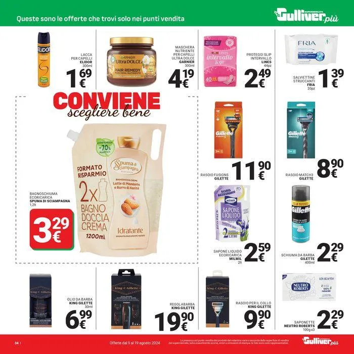 Promo show da 9 agosto a 19 agosto di 2024 - Pagina del volantino 34