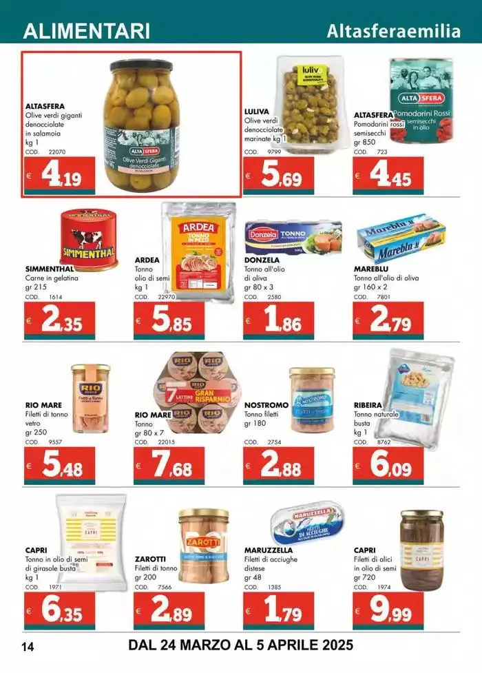 Il meglio per voi professionisti da 25 marzo a 5 aprile di 2025 - Pagina del volantino 14