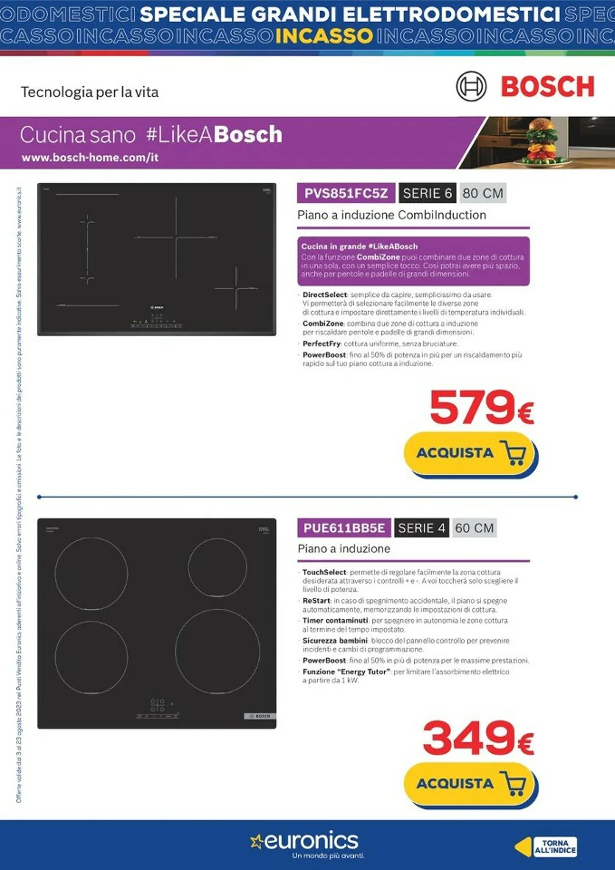 Euronics Volantino attuale da 3 agosto a 23 agosto di 2023 - Pagina del volantino 24
