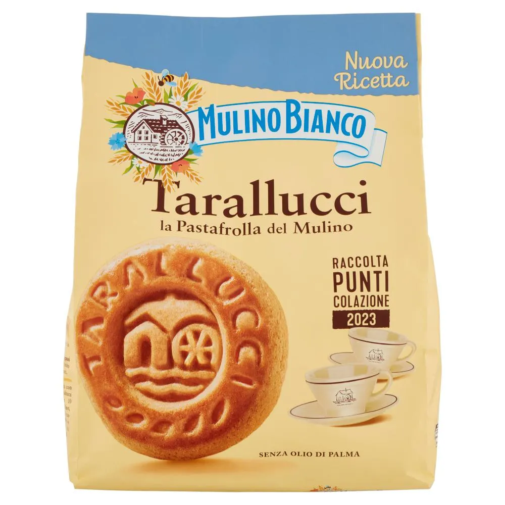Mulino Bianco Tarallucci Biscotti con Uova Fresche 100% italiane 800g