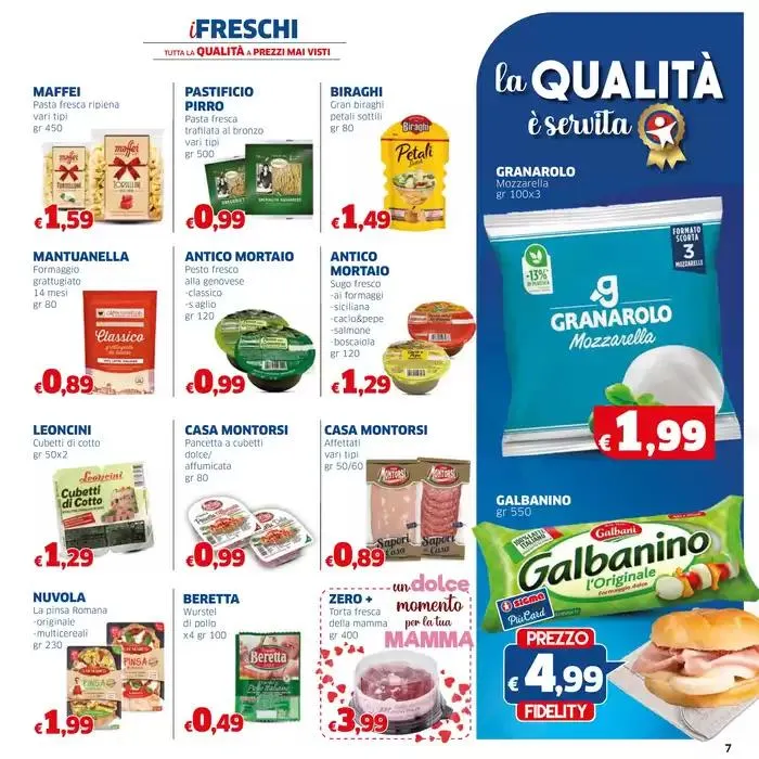 La qualita e servita da 24 aprile a 7 maggio di 2025 - Pagina del volantino 7