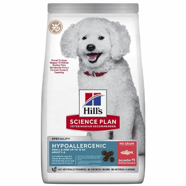 Hill's Pet Nutrition - Science Plan Hypoallergenic Adult Small & Mini al Salmone