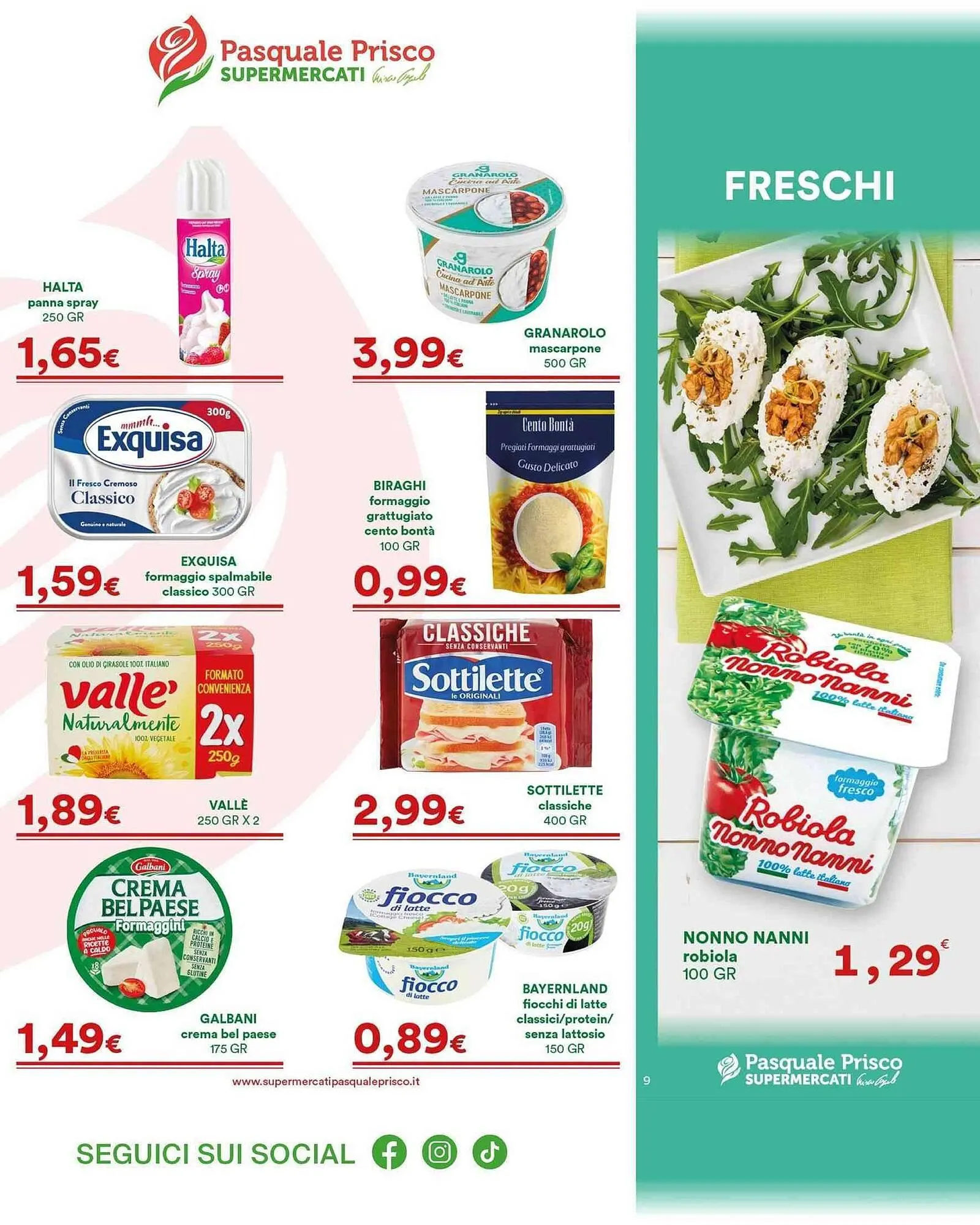 Volantino Supermercati Pasquale Prisco da 28 luglio a 10 agosto di 2025 - Pagina del volantino 9