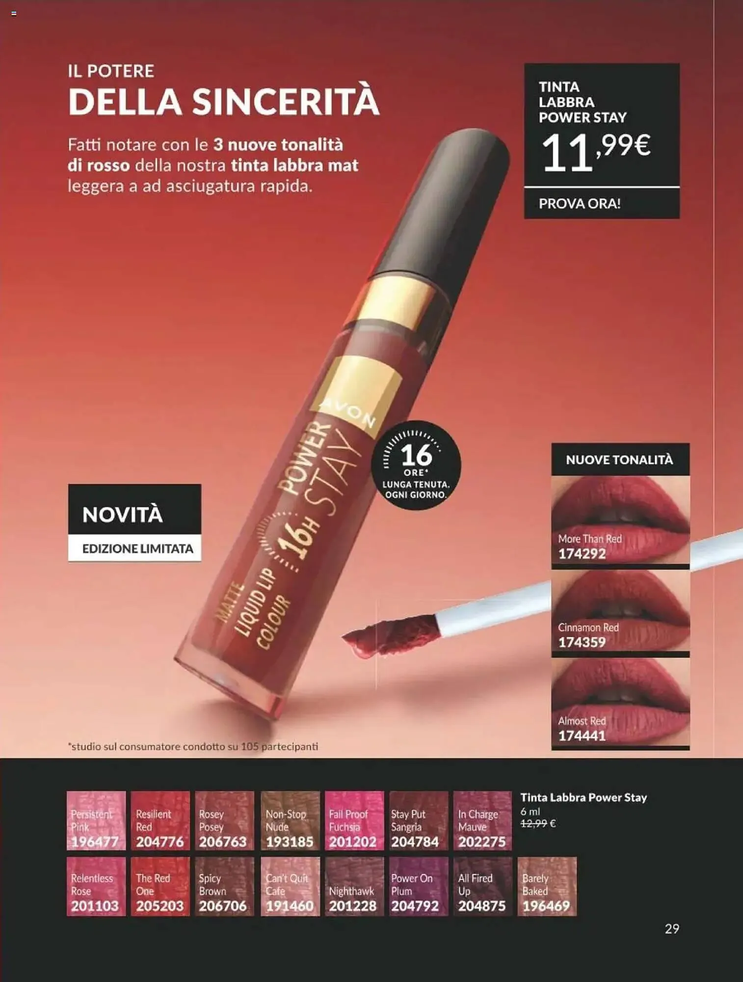 Volantino Avon da 1 aprile a 30 aprile di 2025 - Pagina del volantino 29