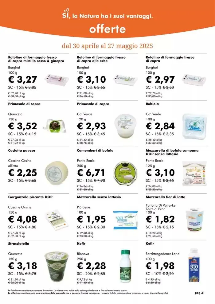 Una dispensa essenziale per l'arrivo dell'estate da 1 maggio a 31 maggio di 2025 - Pagina del volantino 31