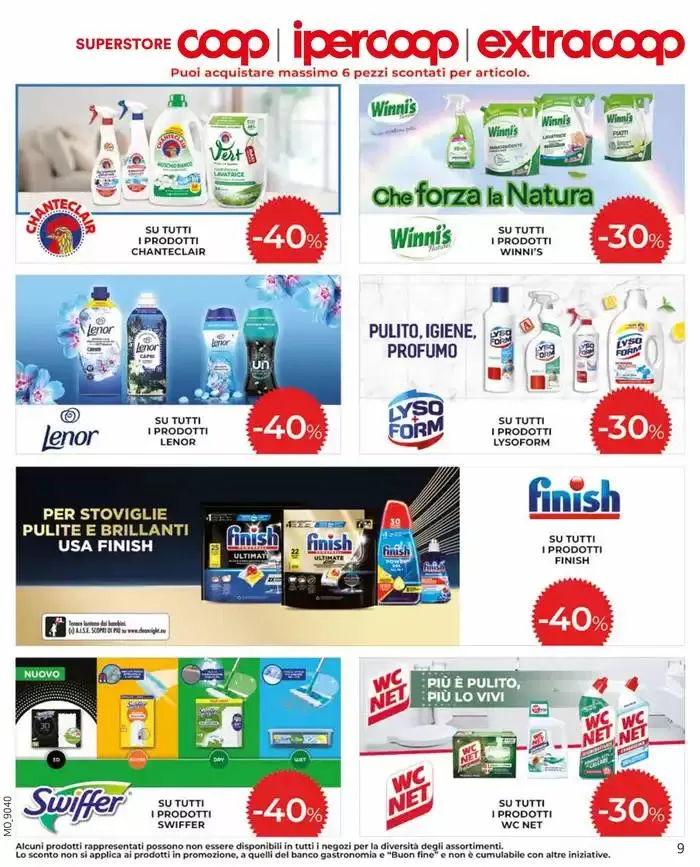 -25% su prodotti della linea da 27 marzo a 9 aprile di 2025 - Pagina del volantino 9